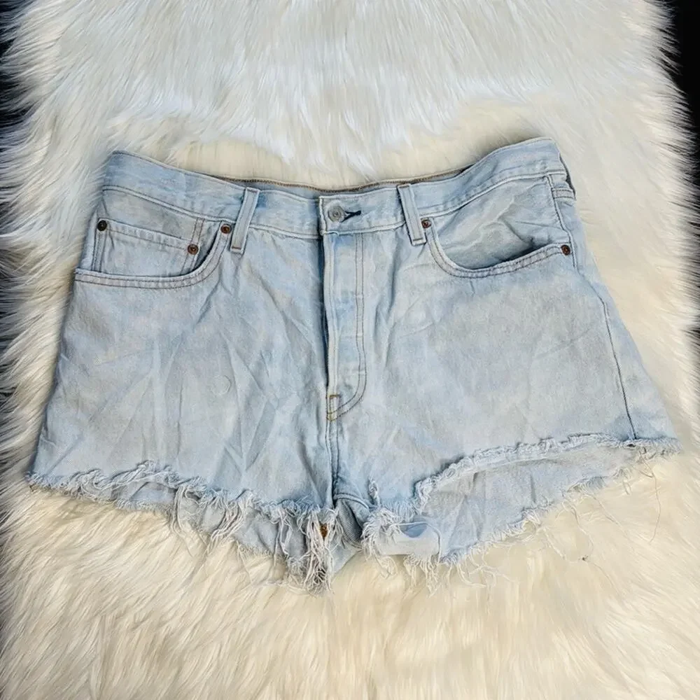Levi’s 501 High Rise Vintage Denim Cut Offs